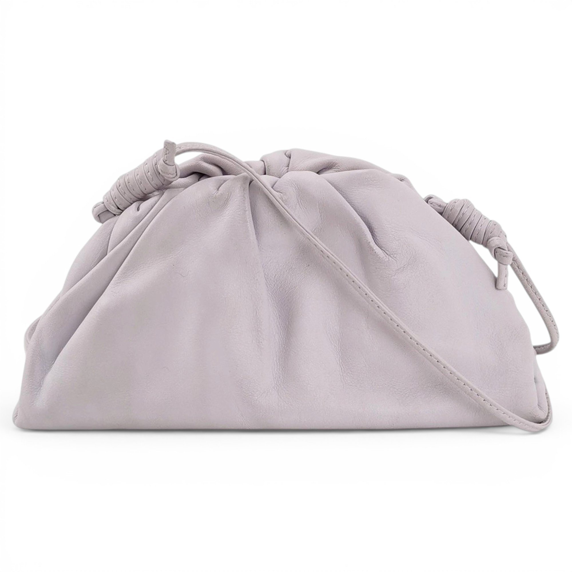 Pouch leather handbag