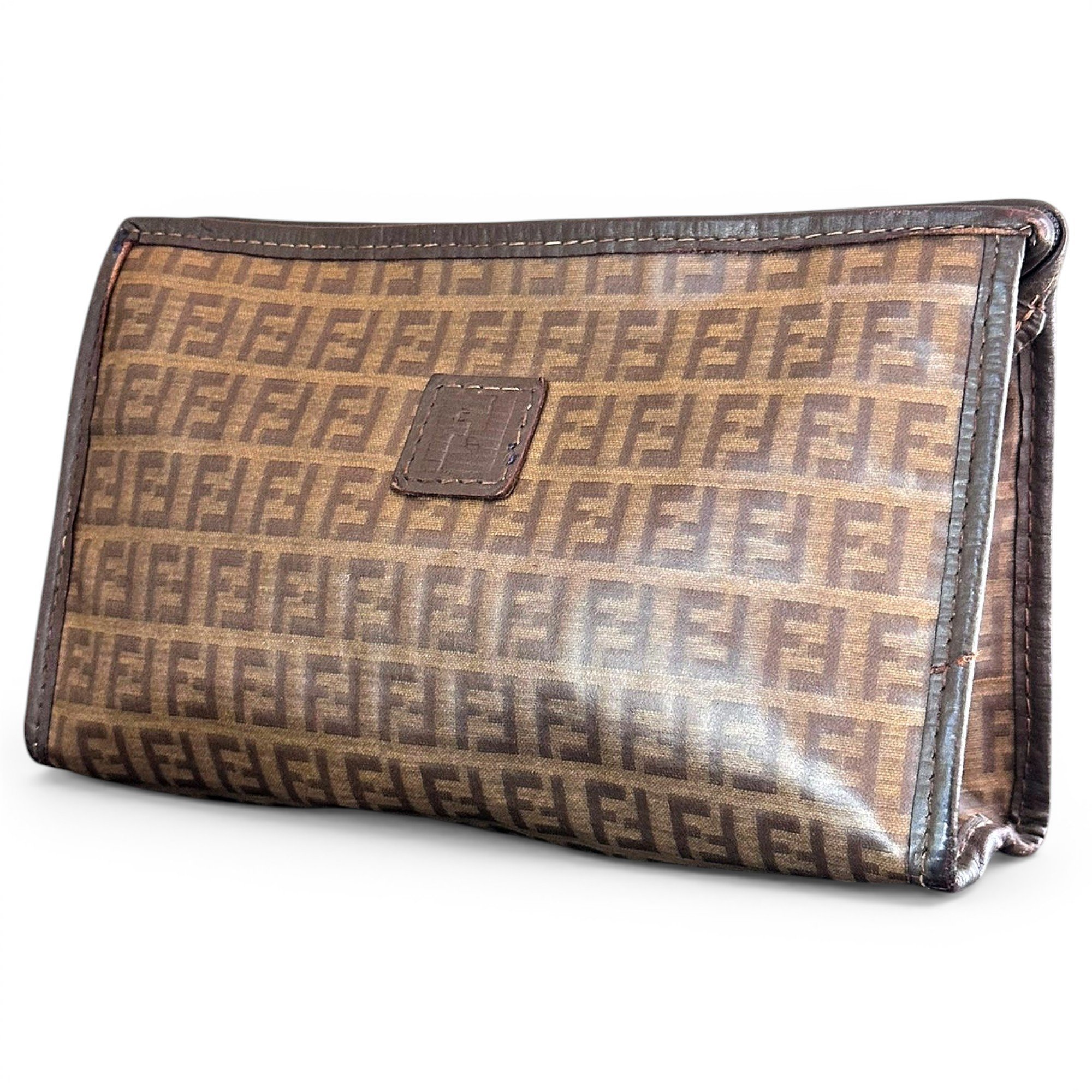 Vinyl clutch bag