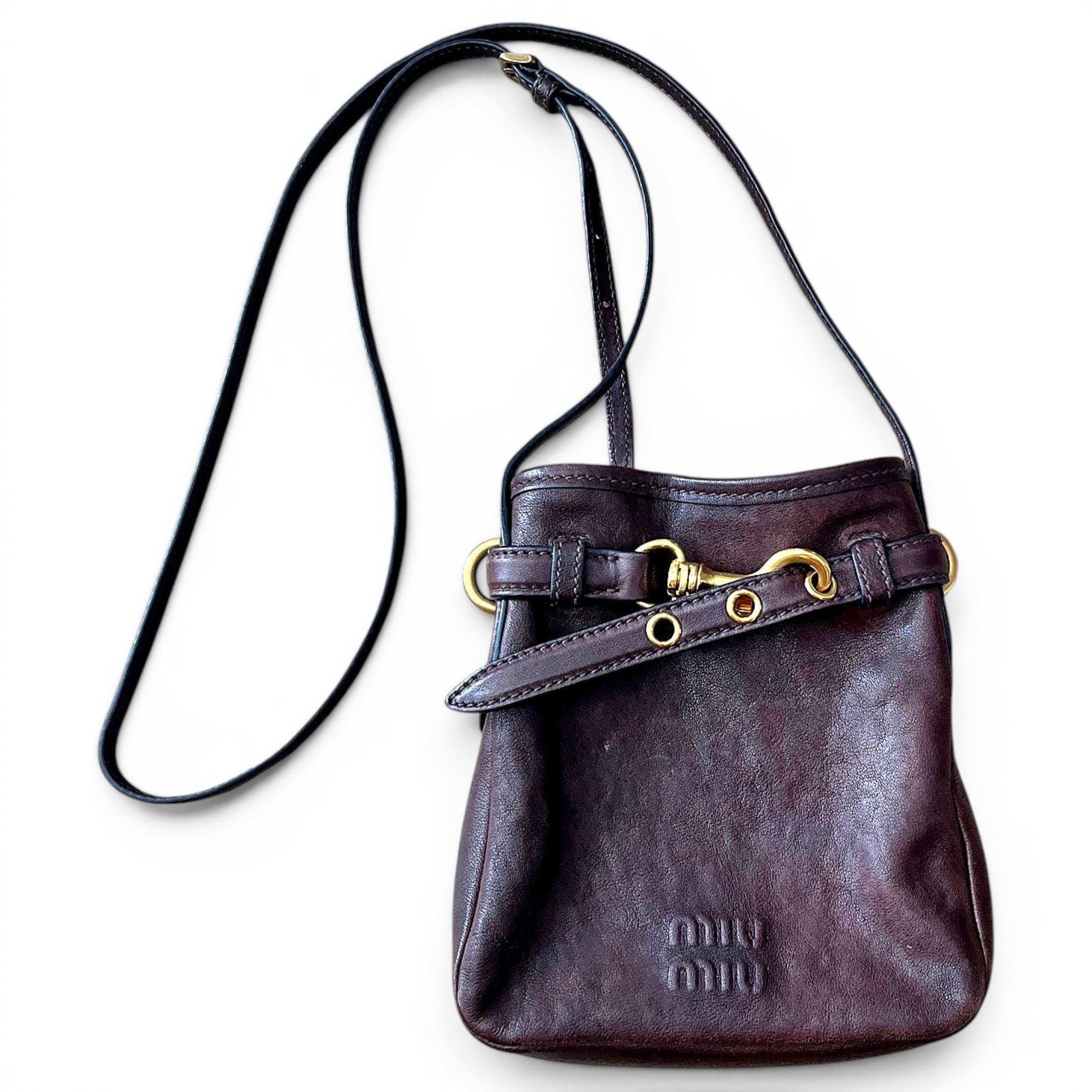 Aventure leather crossbody bag