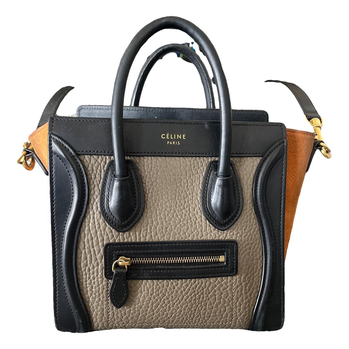 Nano Luggage leather handbag