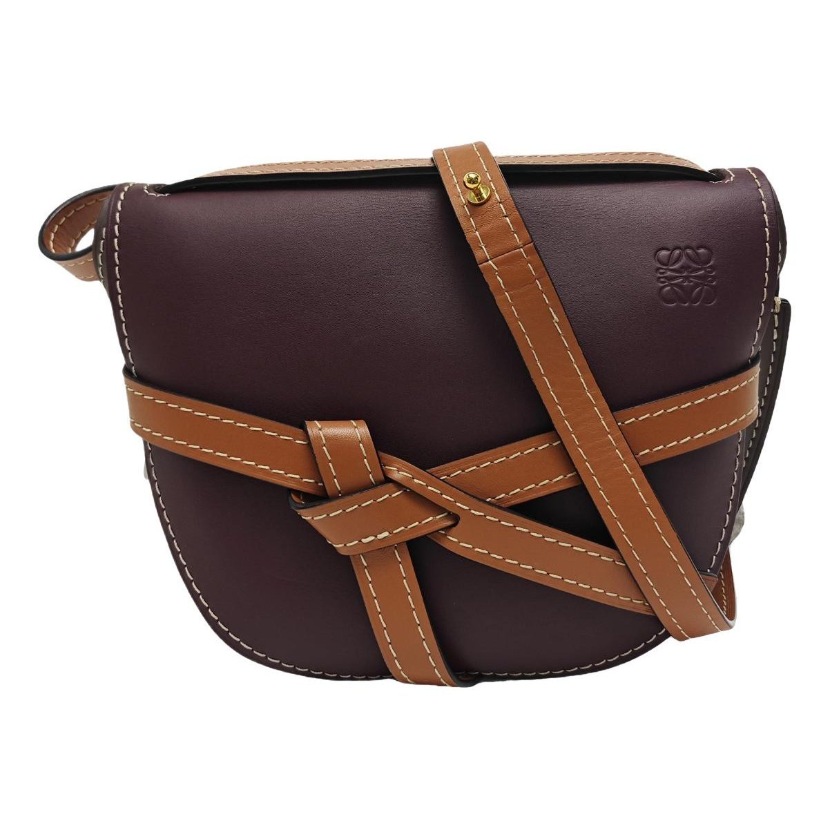 Gate leather crossbody bag