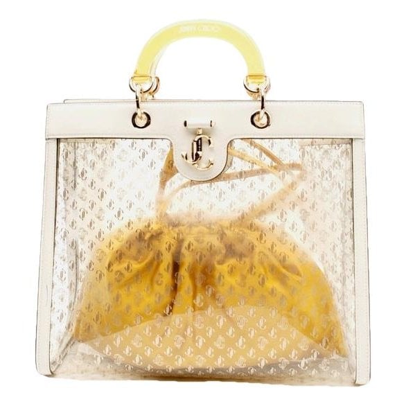 Jimmy Choo Varenne vinyl tote