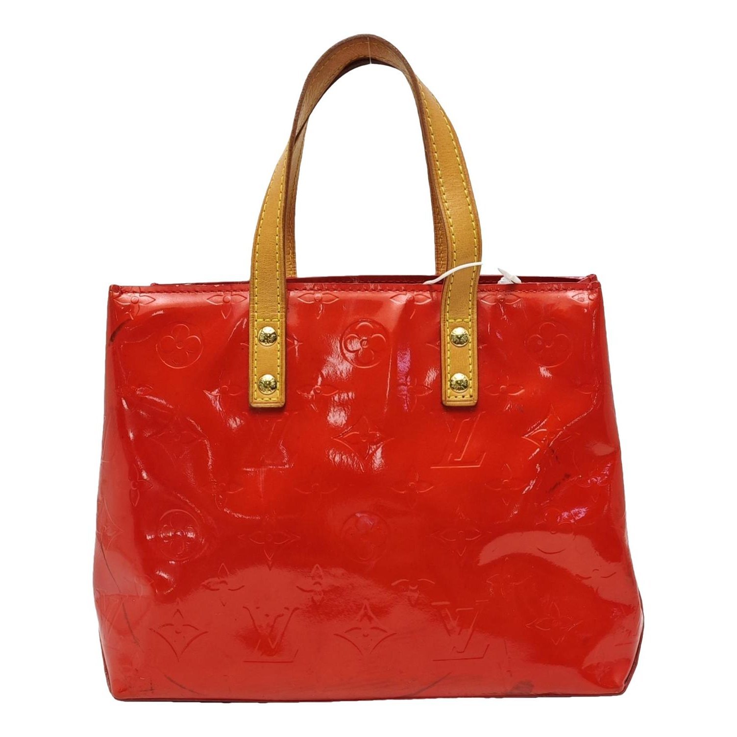 Reade patent leather handbag