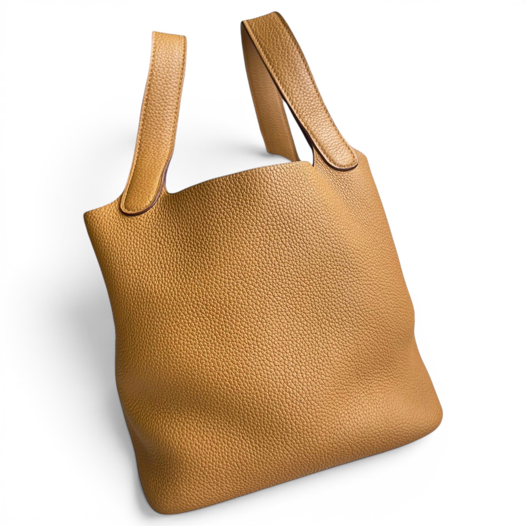 Picotin leather handbag