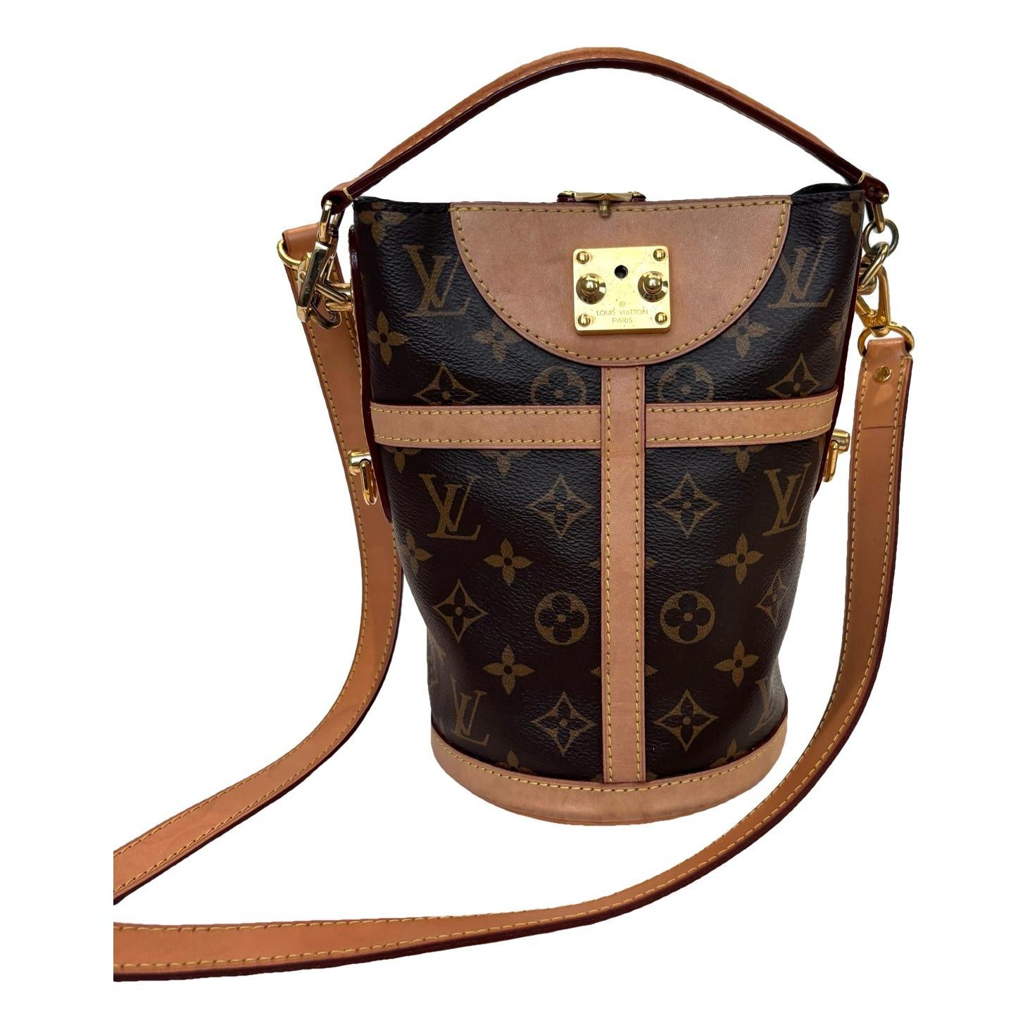 Patent leather handbag