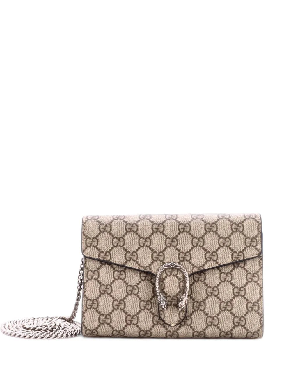 Dionysus Chain Wallet GG Coated Canvas Small crossbody bag