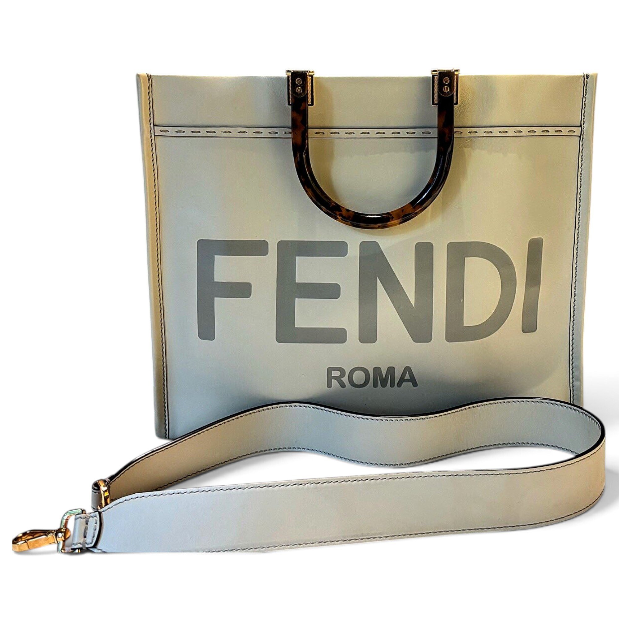 Sunshine leather tote