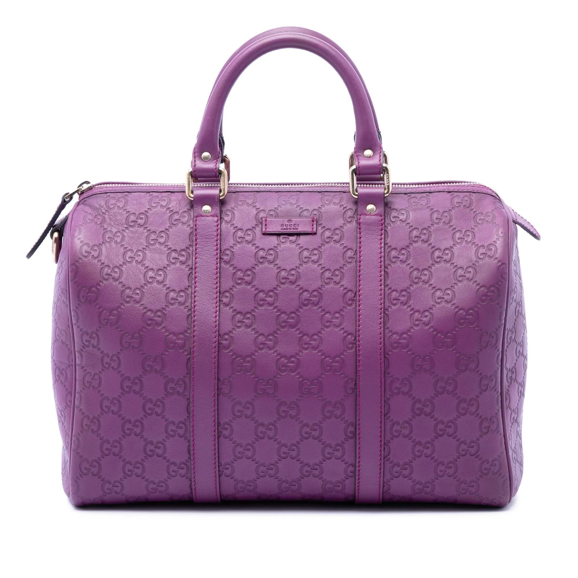Boston leather bag