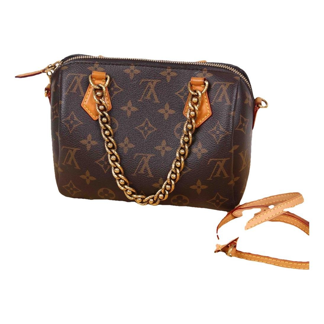 Speedy leather handbag