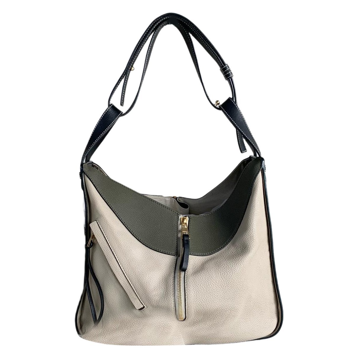 Hammock leather handbag