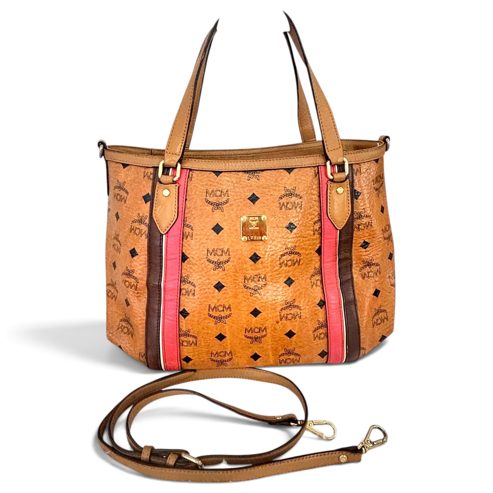 Leather tote