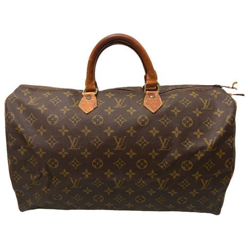 Speedy leather handbag