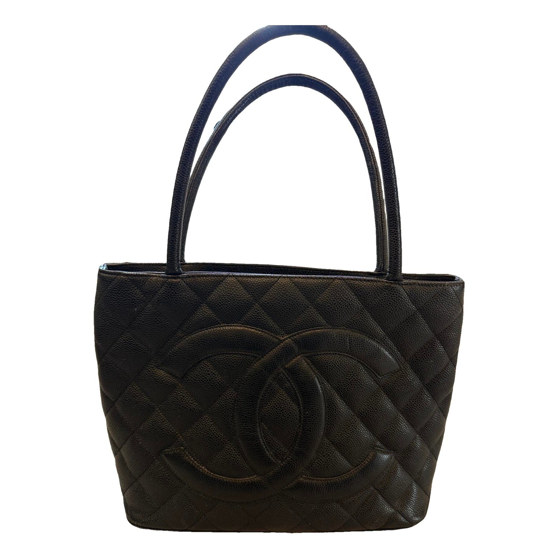 Médaillon leather tote