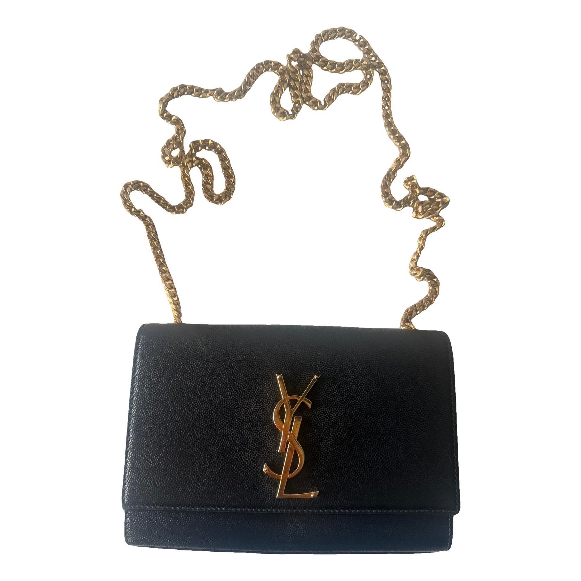 Leather clutch bag