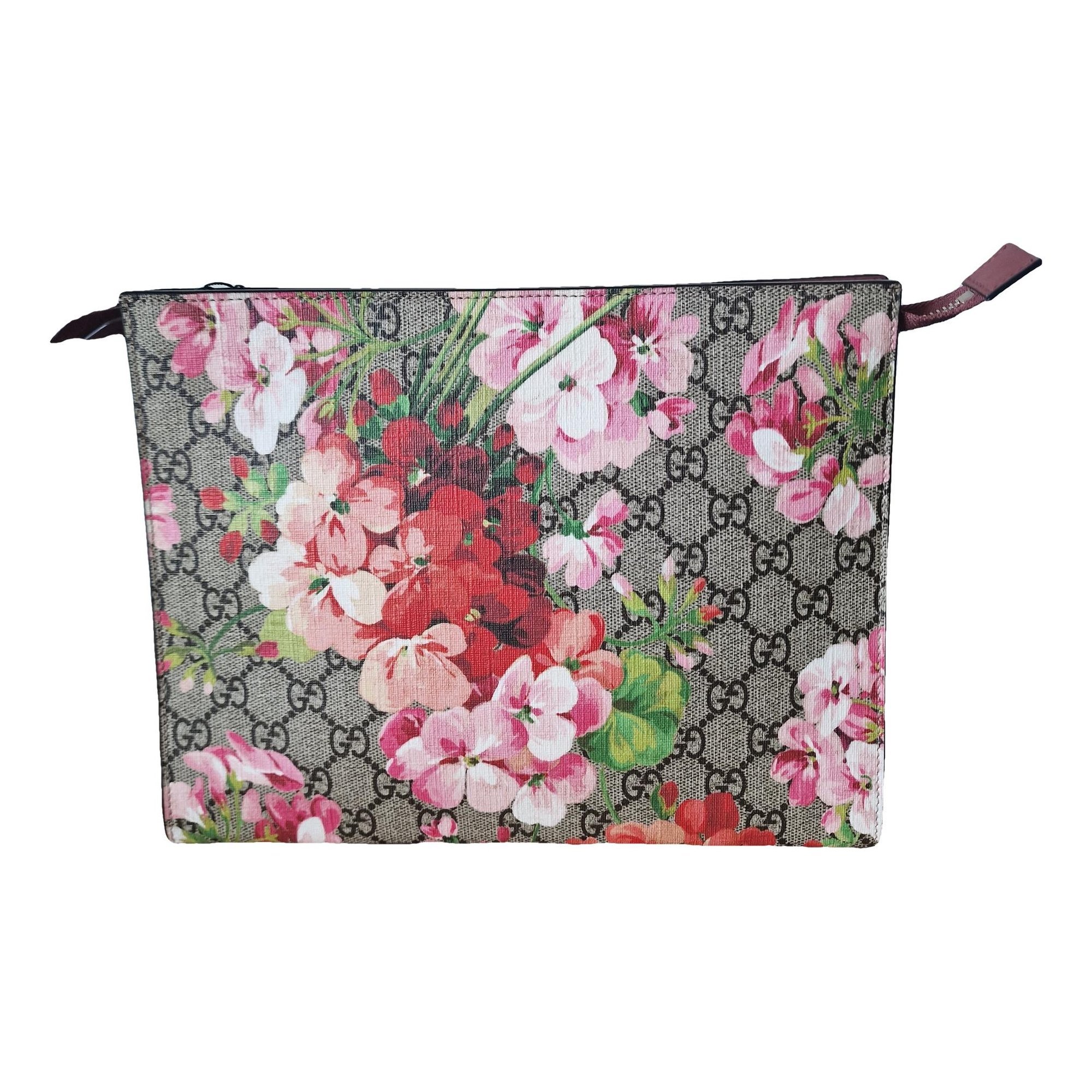 Patent leather clutch bag