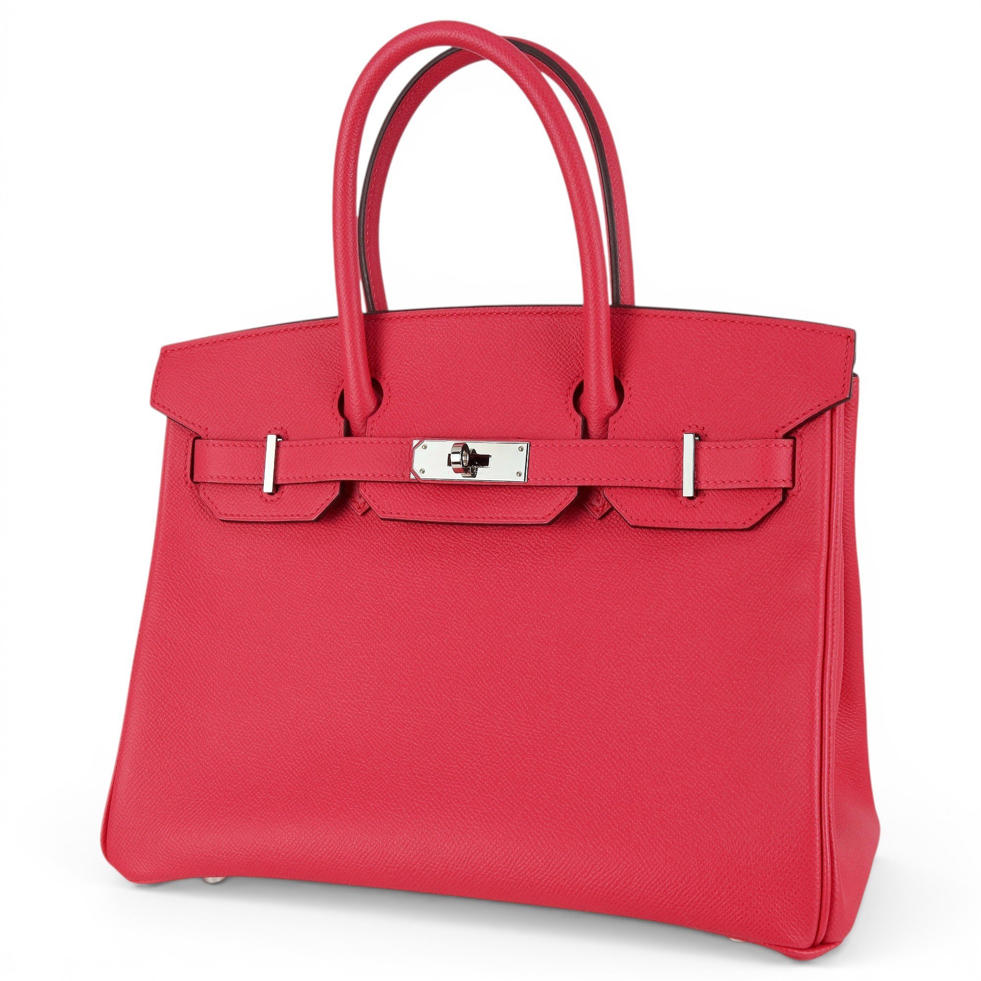 Hermes Birkin 30 Handbag Rose Extreme Epsom Leather 2019
