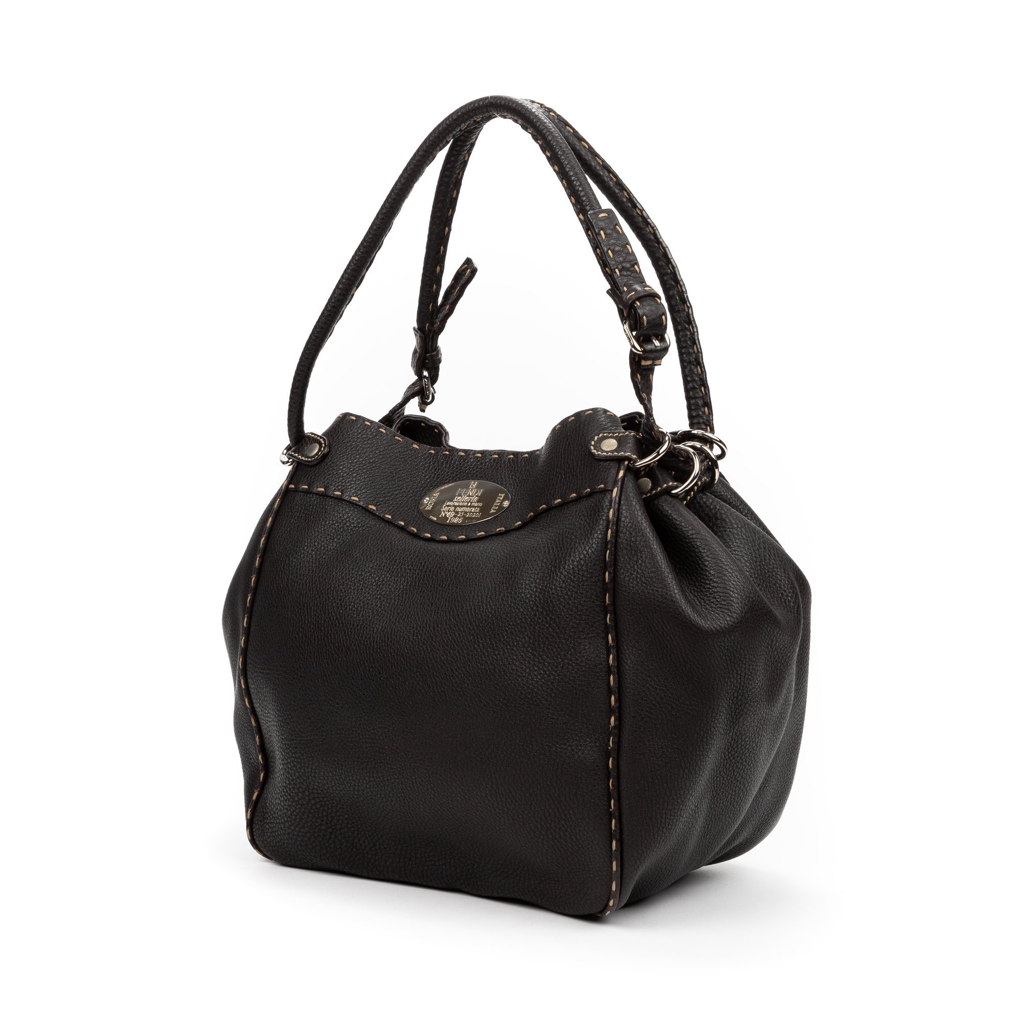 Leather handbag