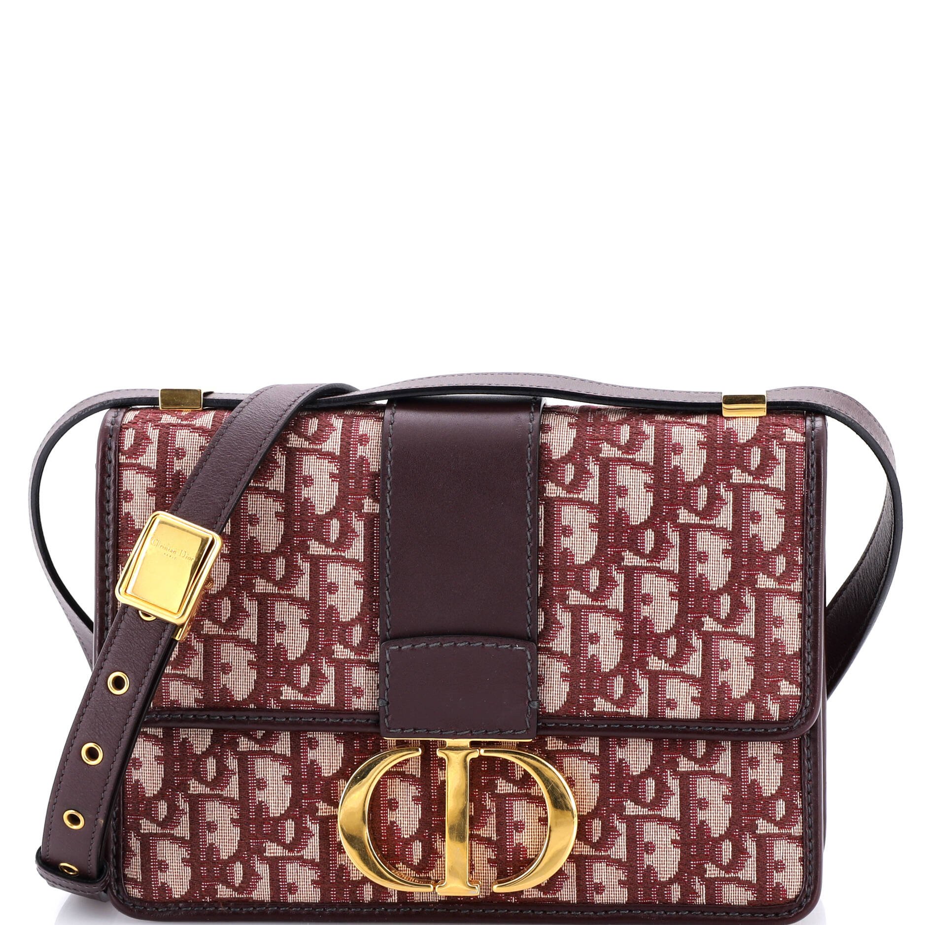 Dior 30 Montaigne Flap Bag Oblique Canvas