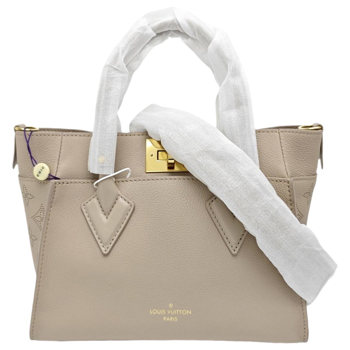 On My Side leather handbag