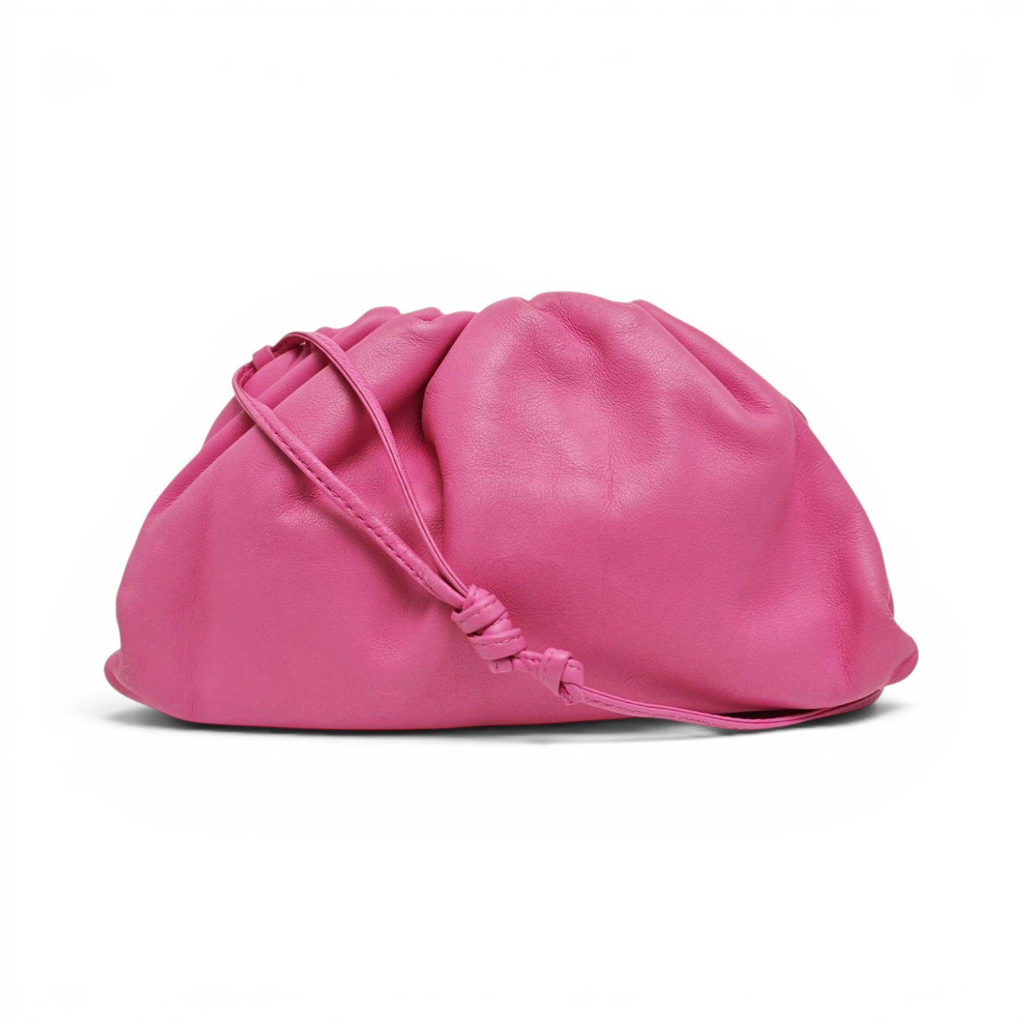 Pouch leather handbag