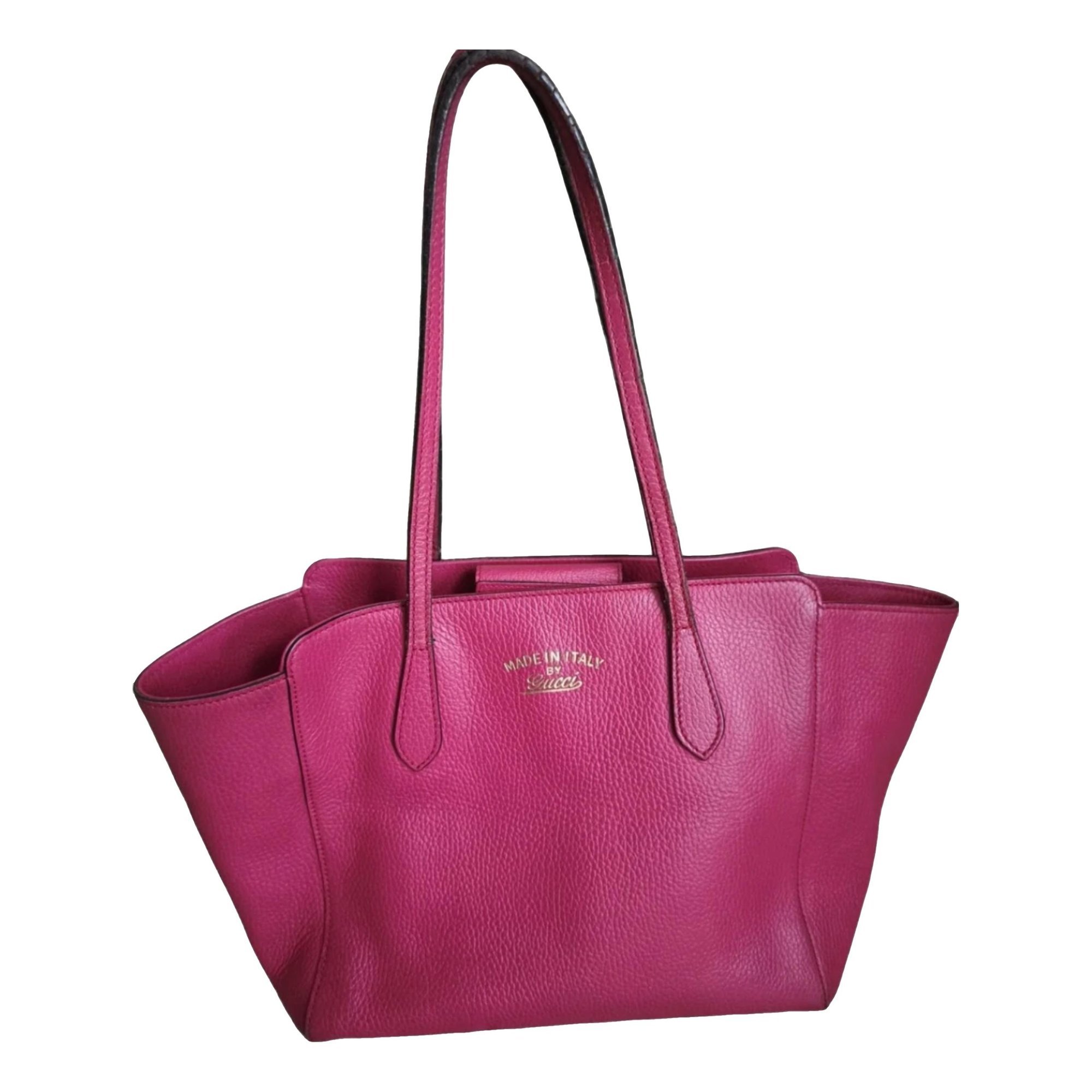 Swing leather tote