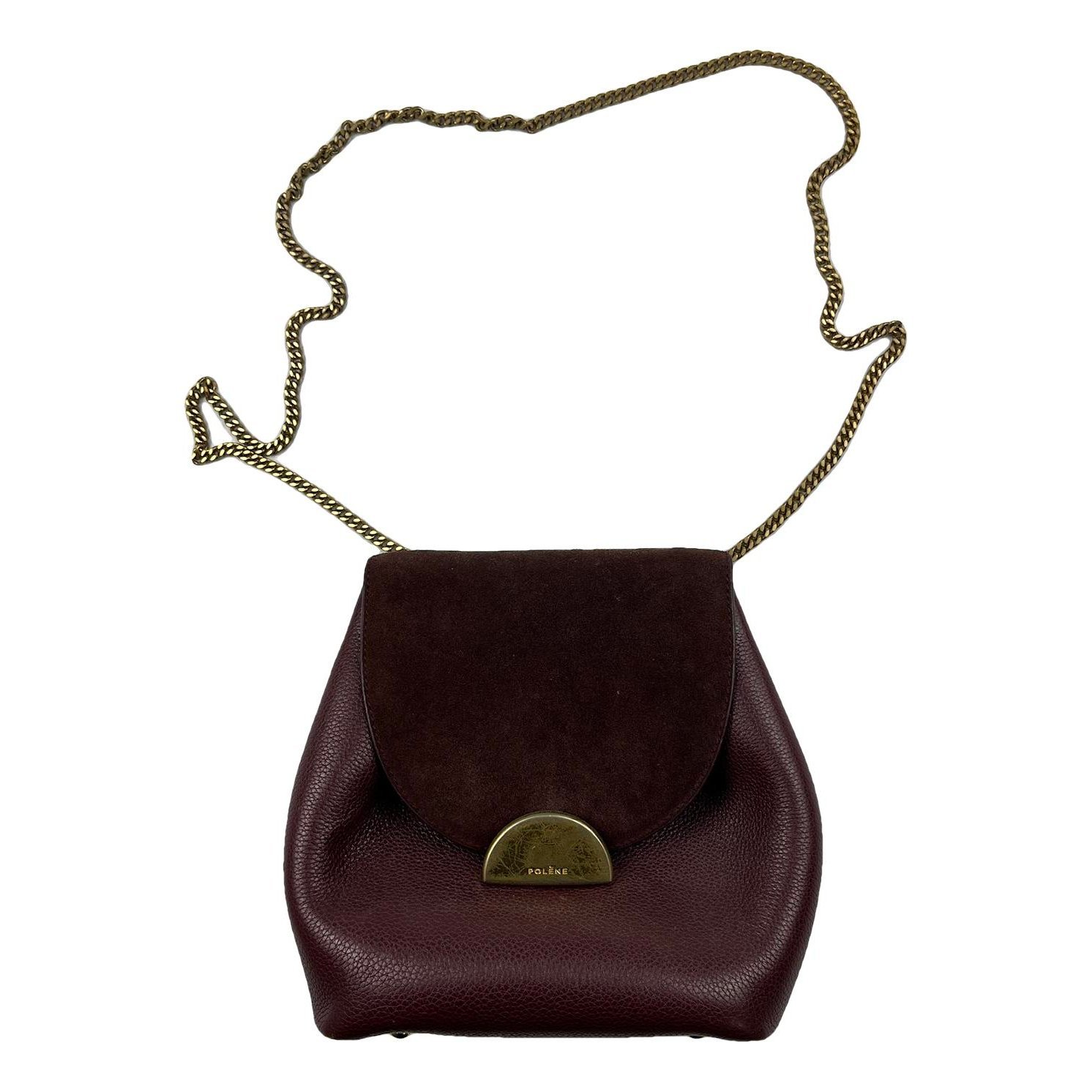 Polene Numéro un mini leather handbag