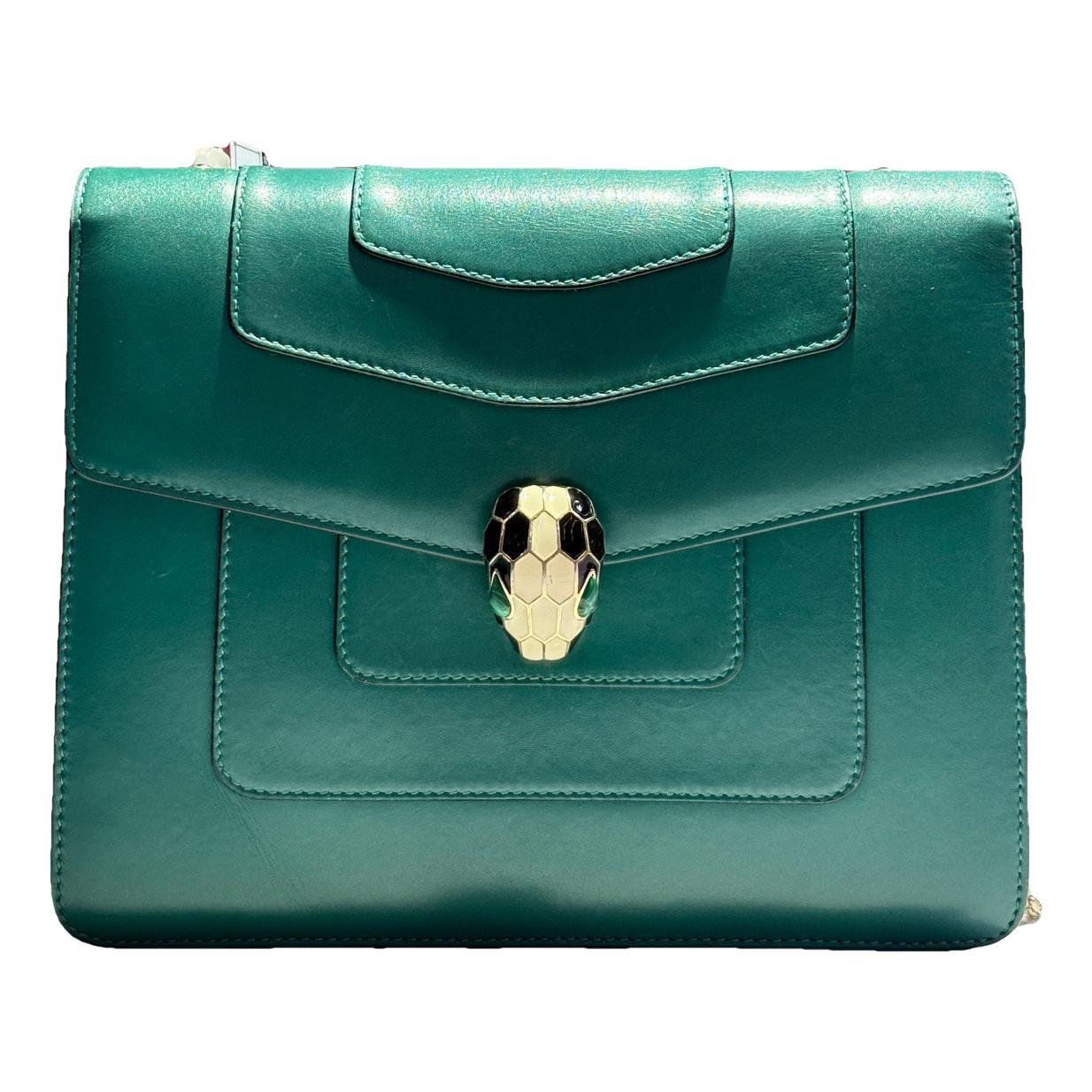 Serpenti leather handbag