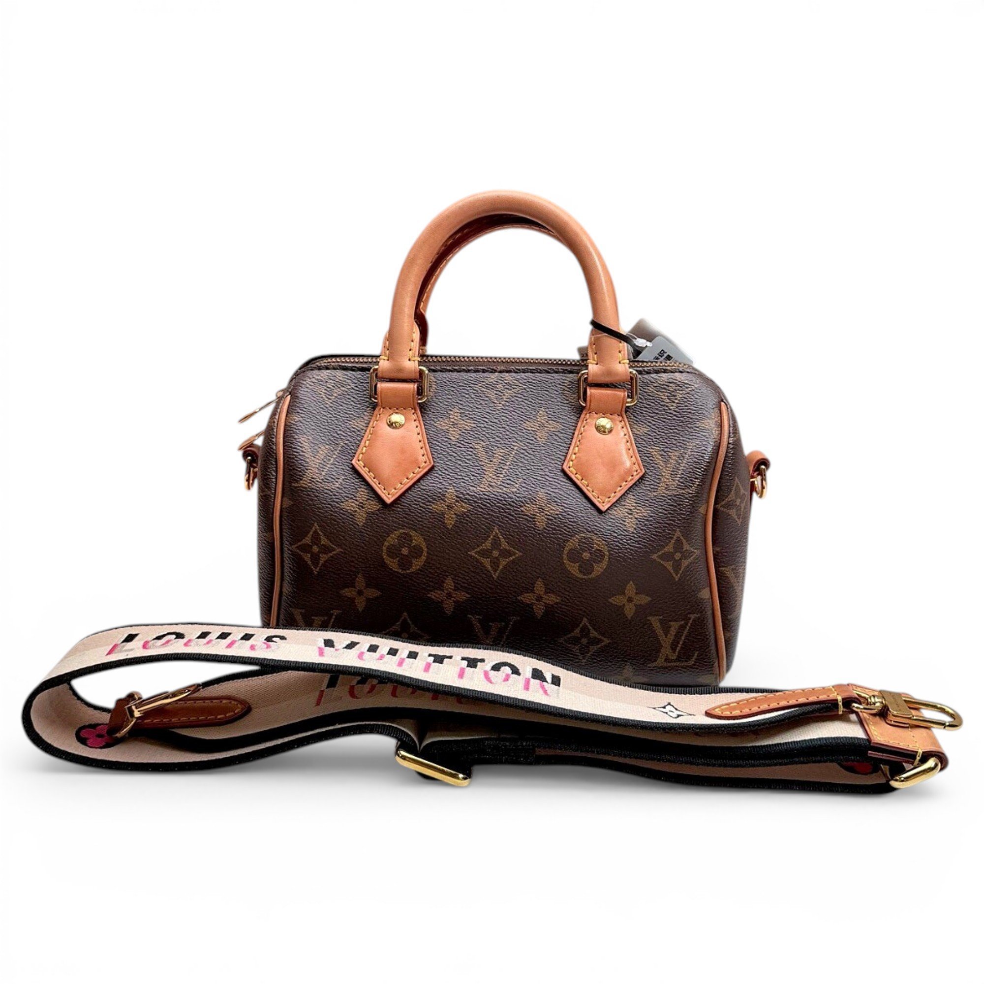 Speedy leather handbag