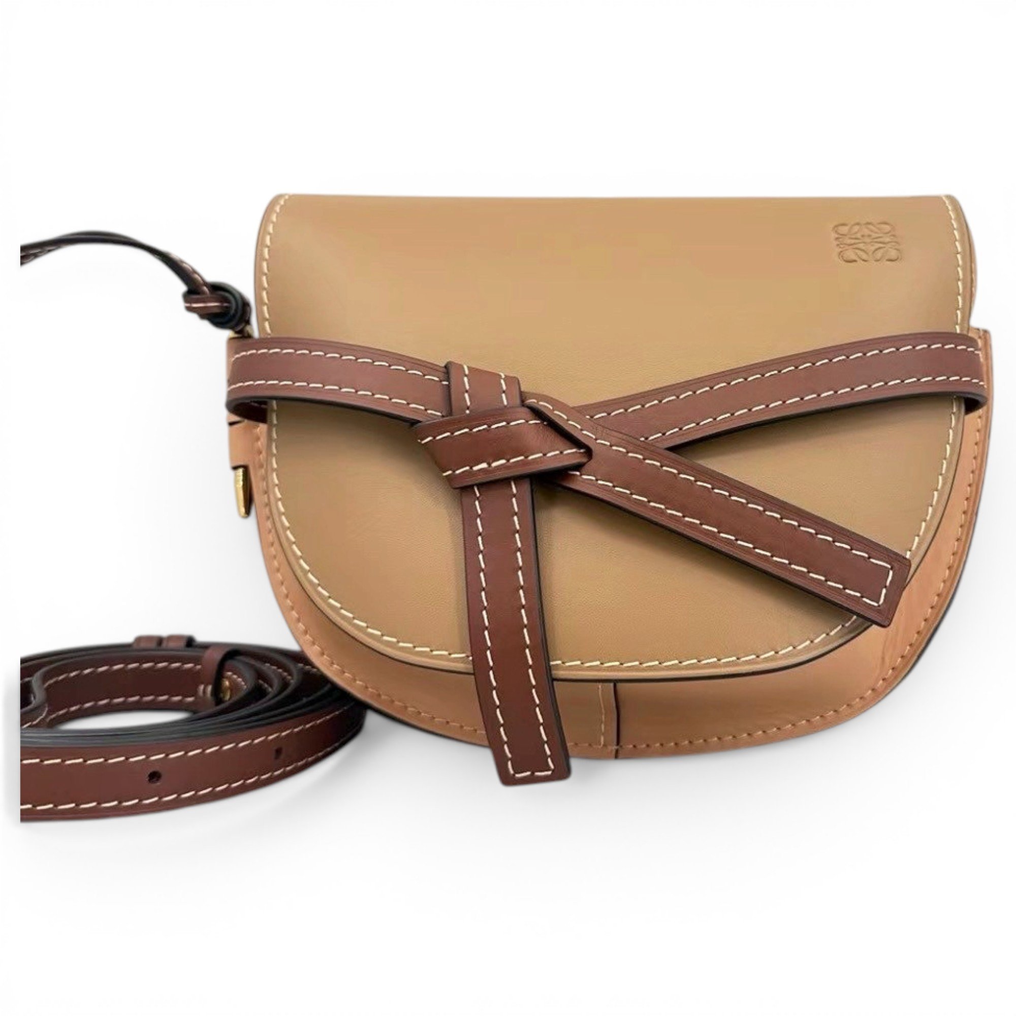 Gate leather crossbody bag