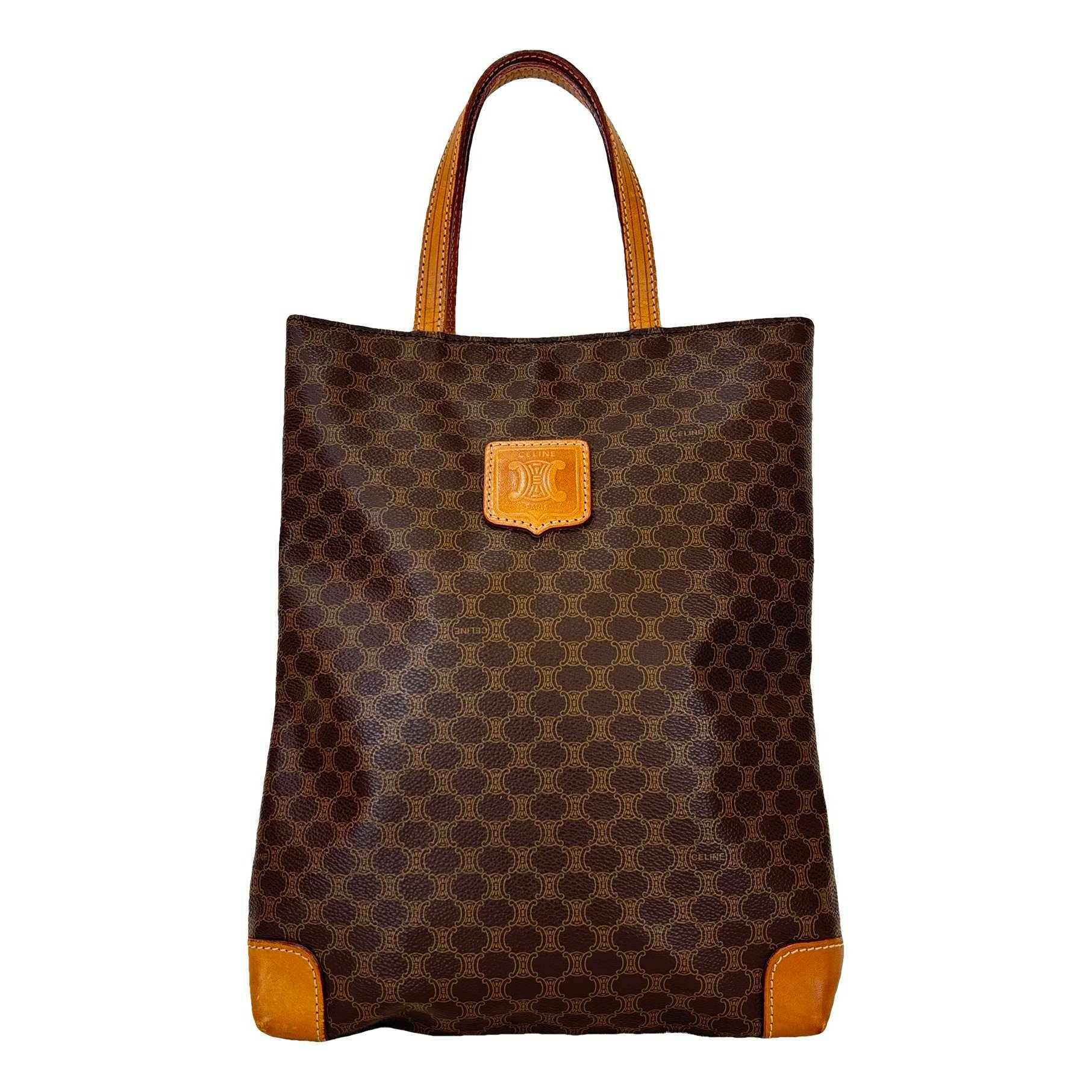 Leather tote