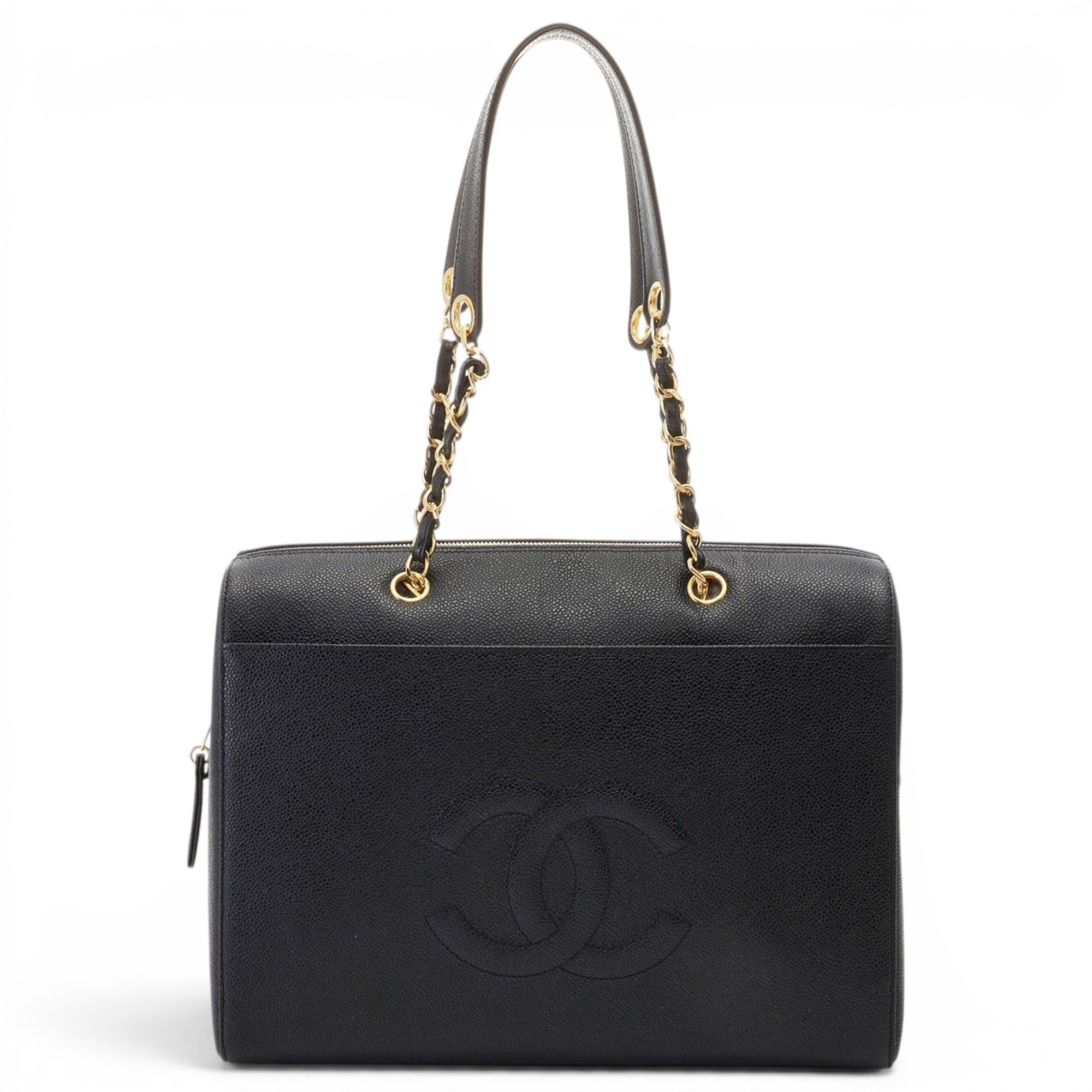 Leather tote
