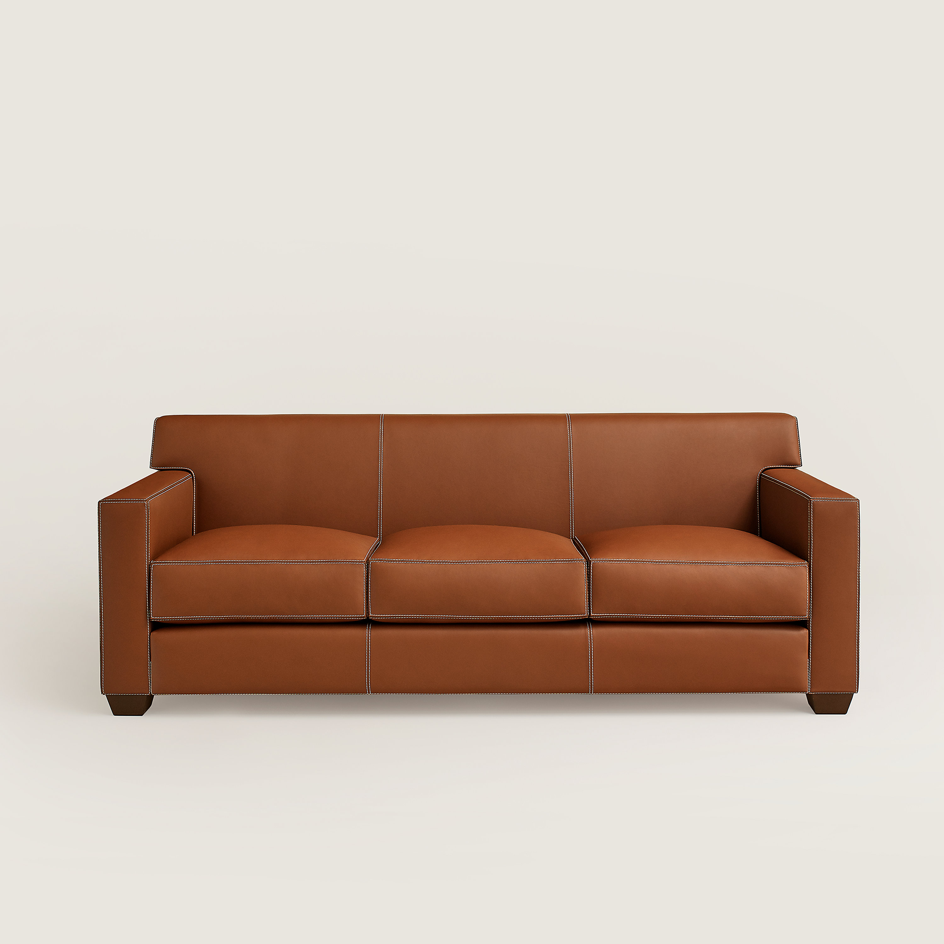 Reeditions J.-M. Frank par Hermès Comfortable 3-seater sofa