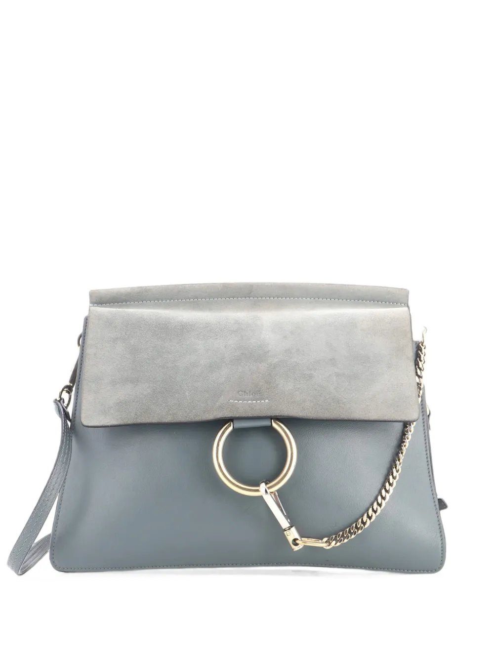 Faye Leather and Suede Medium shoulder bag