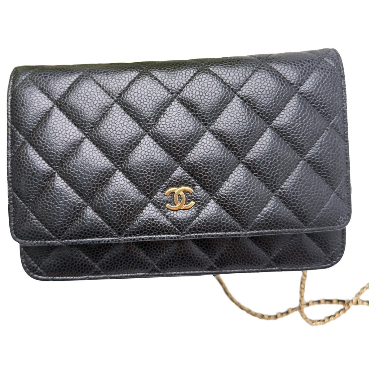 Wallet On Chain Timeless/Classique leather crossbody bag