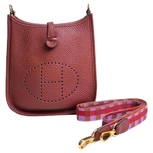 Mini Evelyne leather handbag
