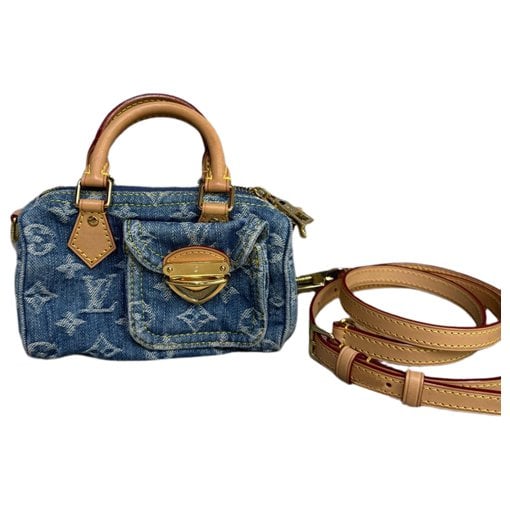 Louis Vuitton Nano Speedy / Mini HL cloth handbag