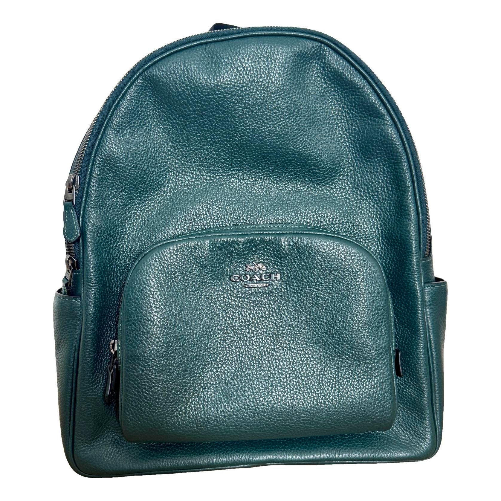 Leather backpack