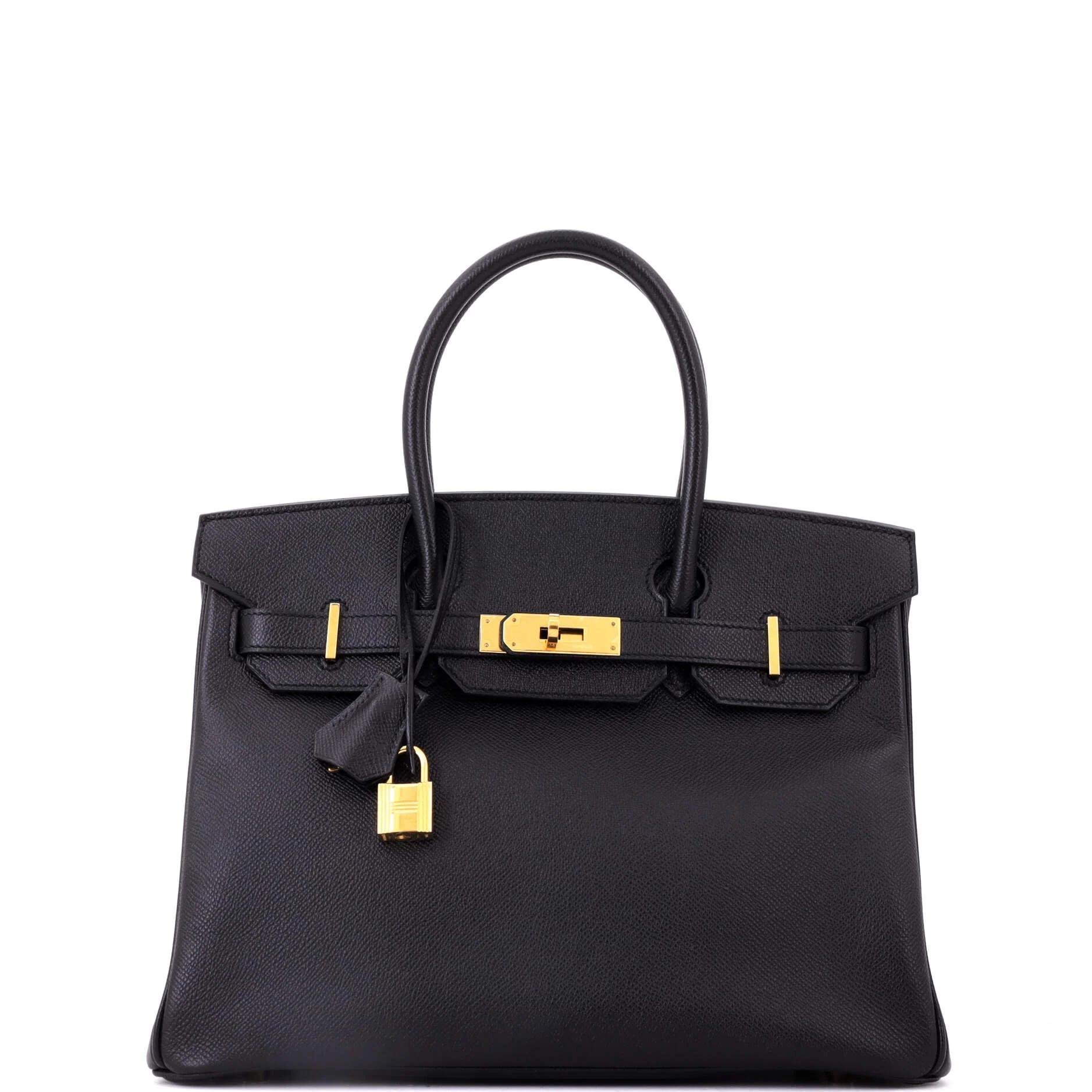 Birkin 30 leather handbag