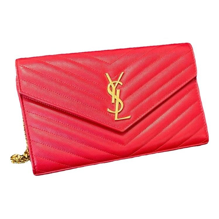 Envelope leather crossbody bag