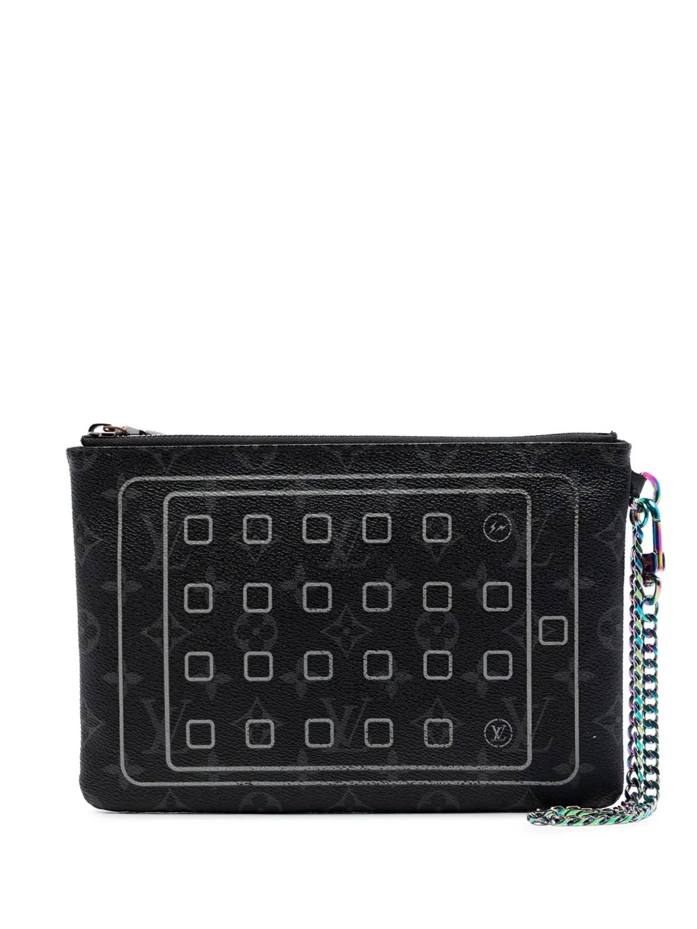 2017 Monogram Eclipse Flash Fragment iPad Case clutch bag
