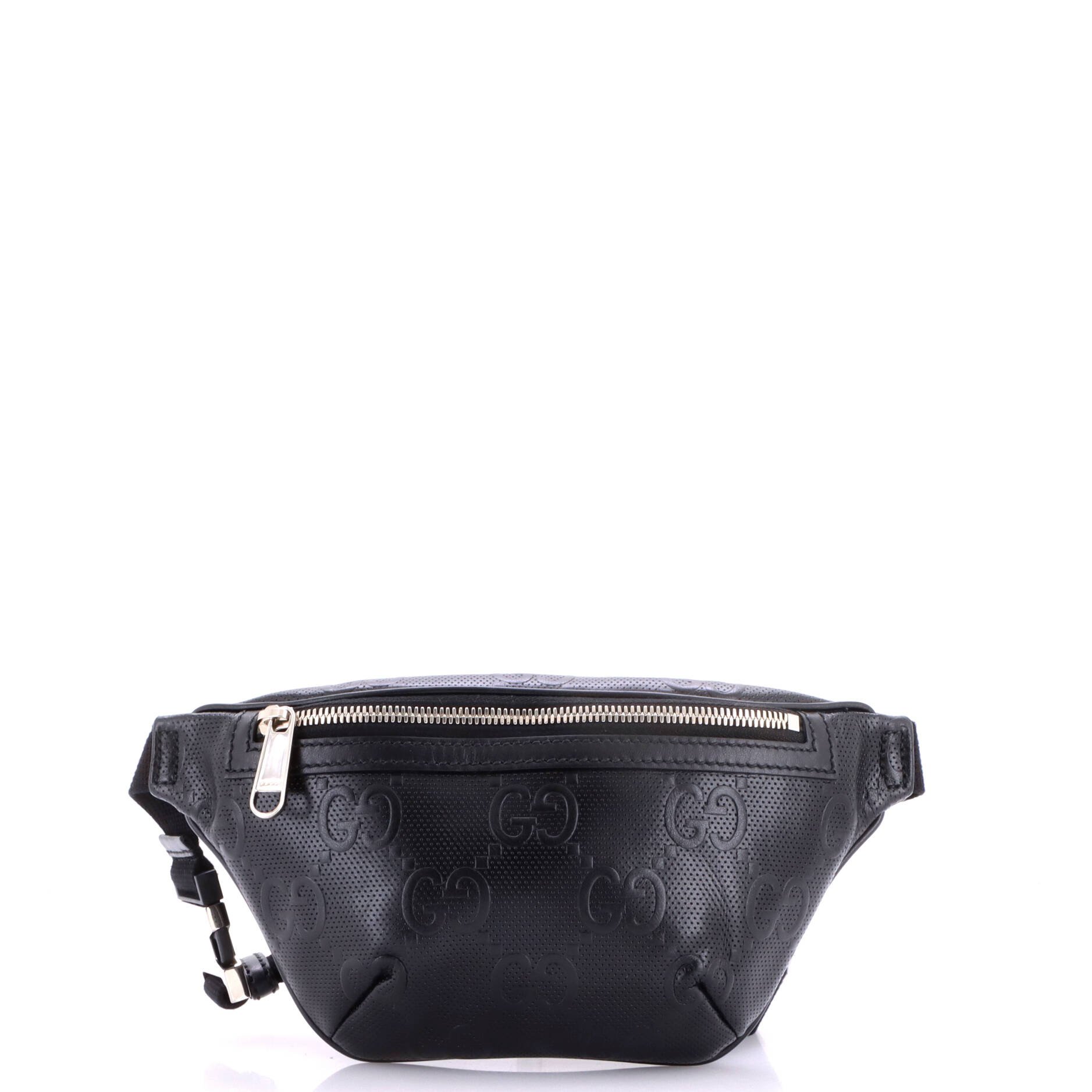 Belt Bag GG Embossed Perforated Leather Small