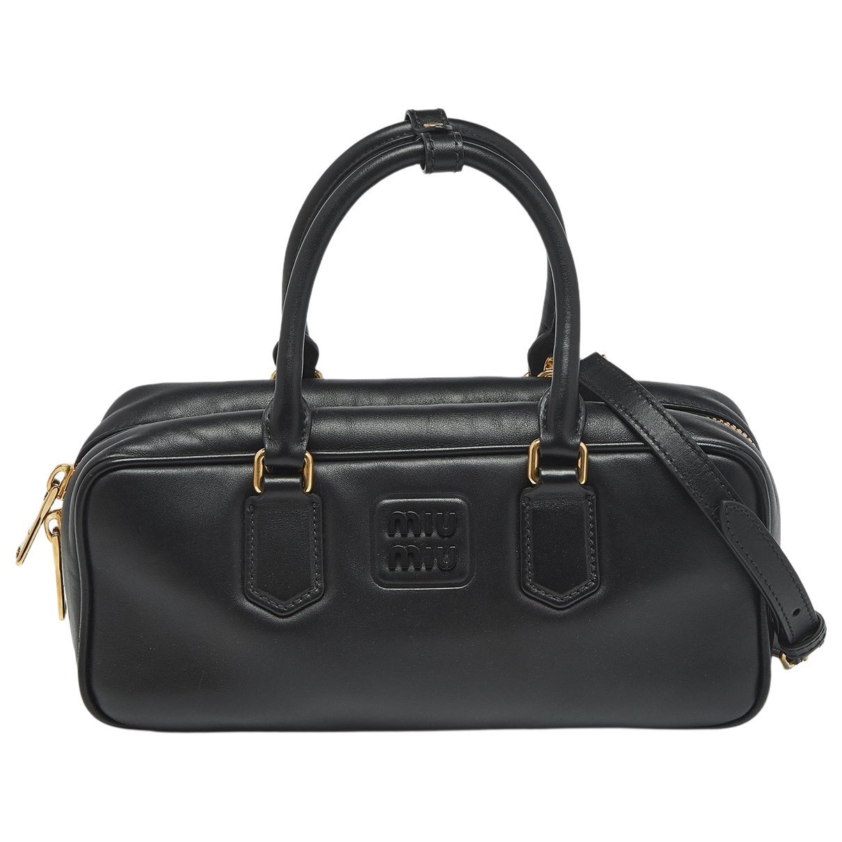 Arcadie leather satchel