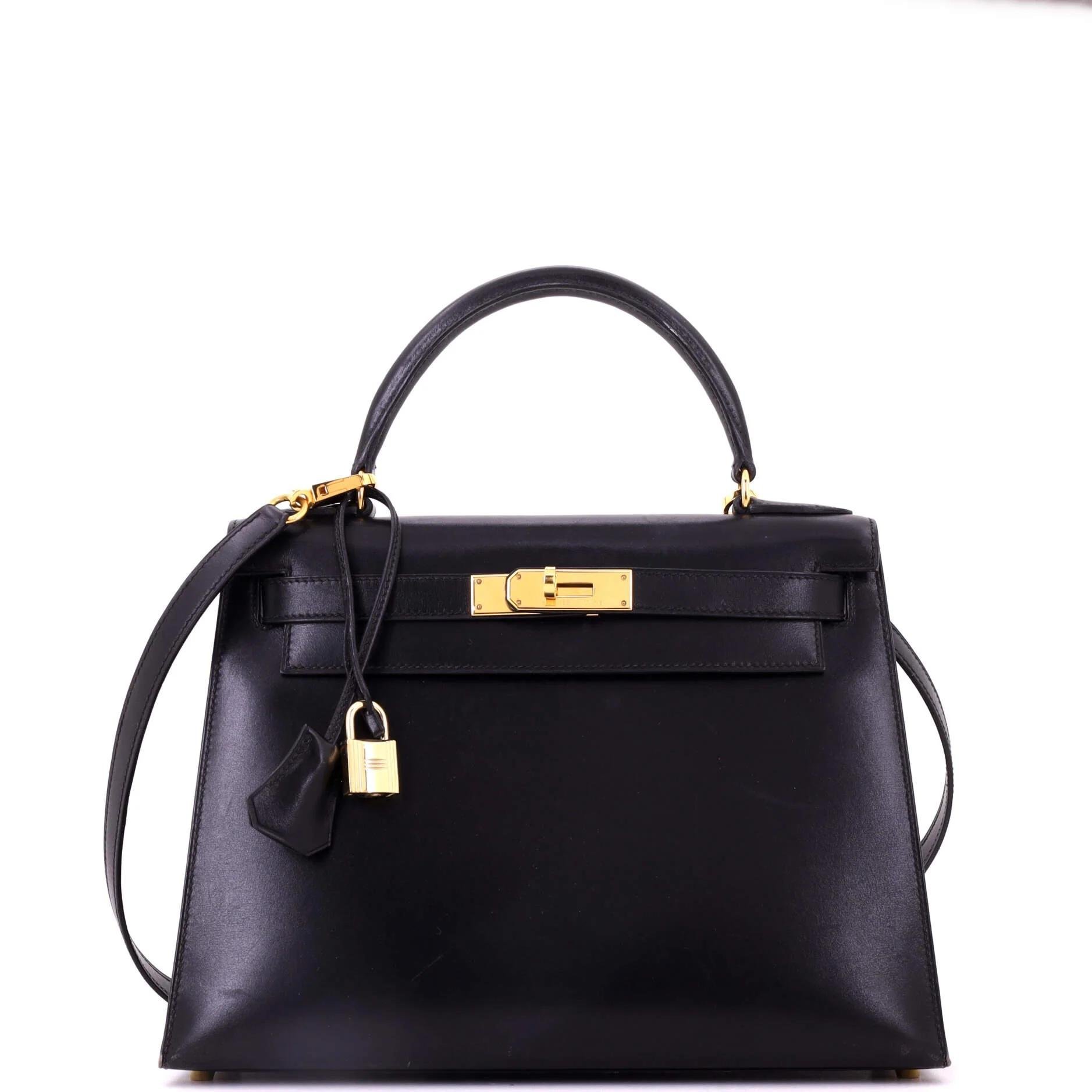 Kelly 28 leather handbag