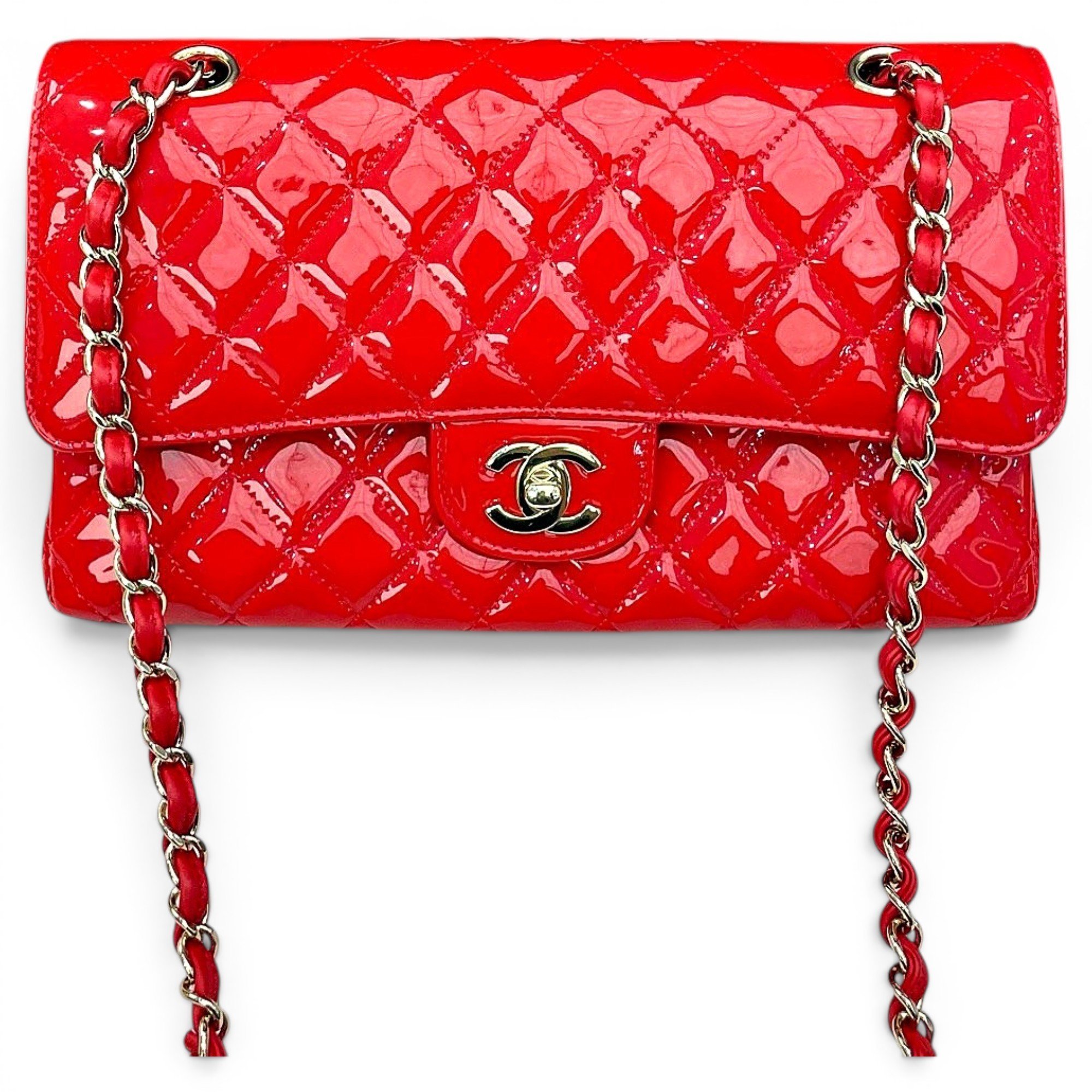 Timeless/Classique patent leather handbag