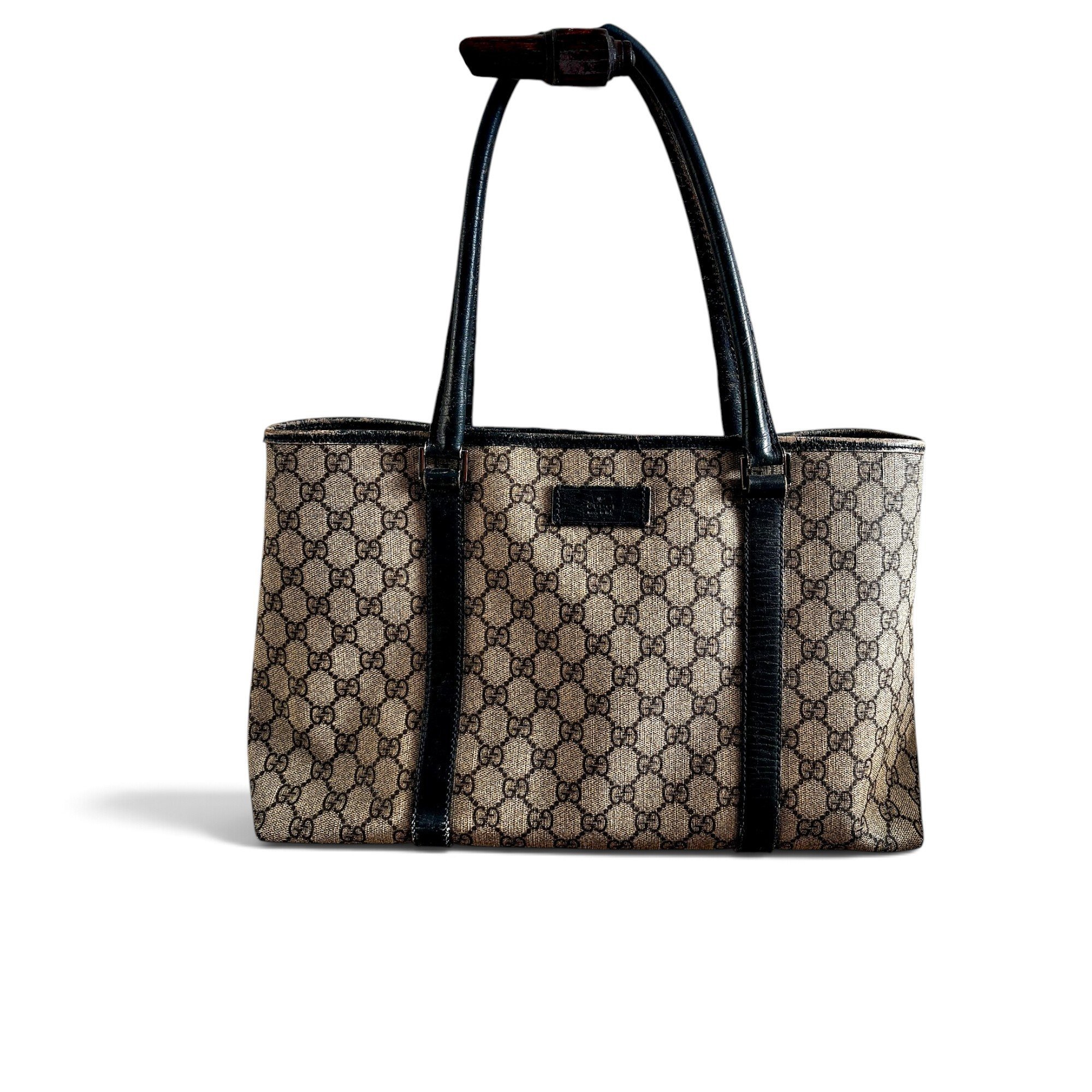 Leather tote