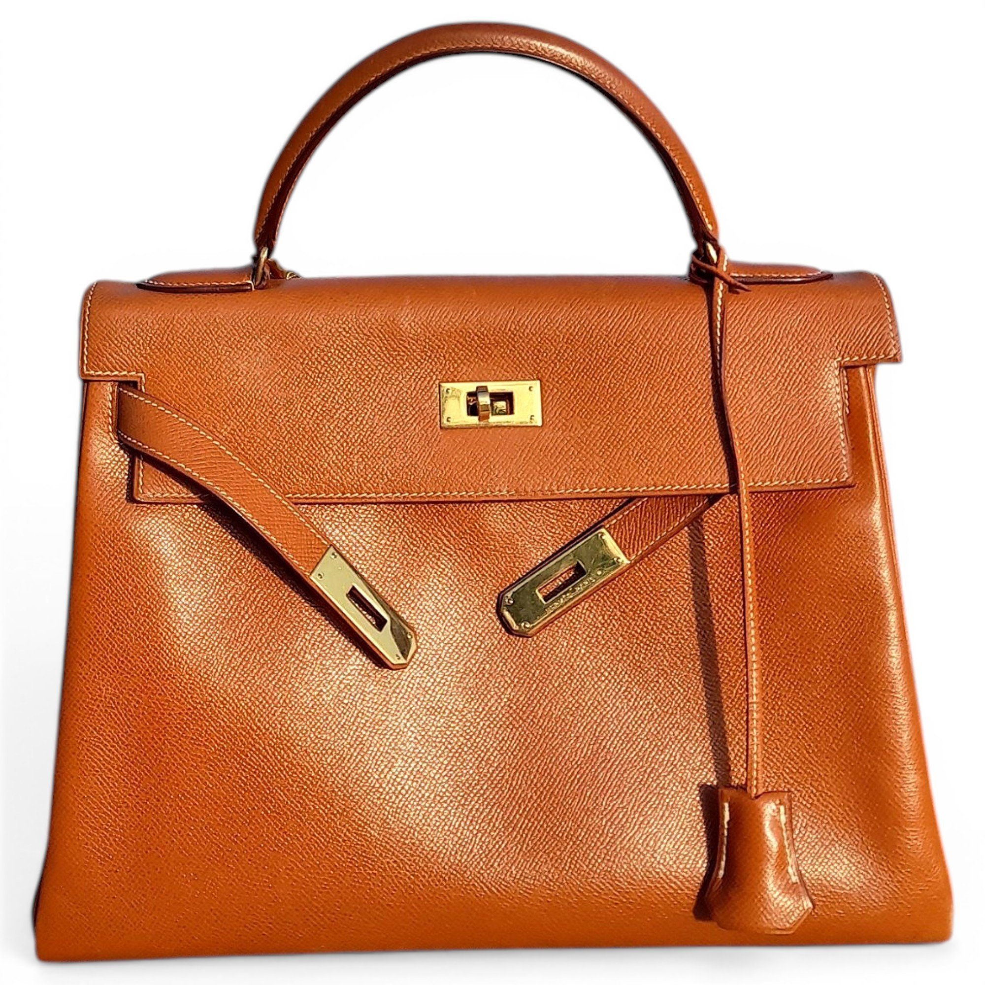 Kelly 32 leather handbag