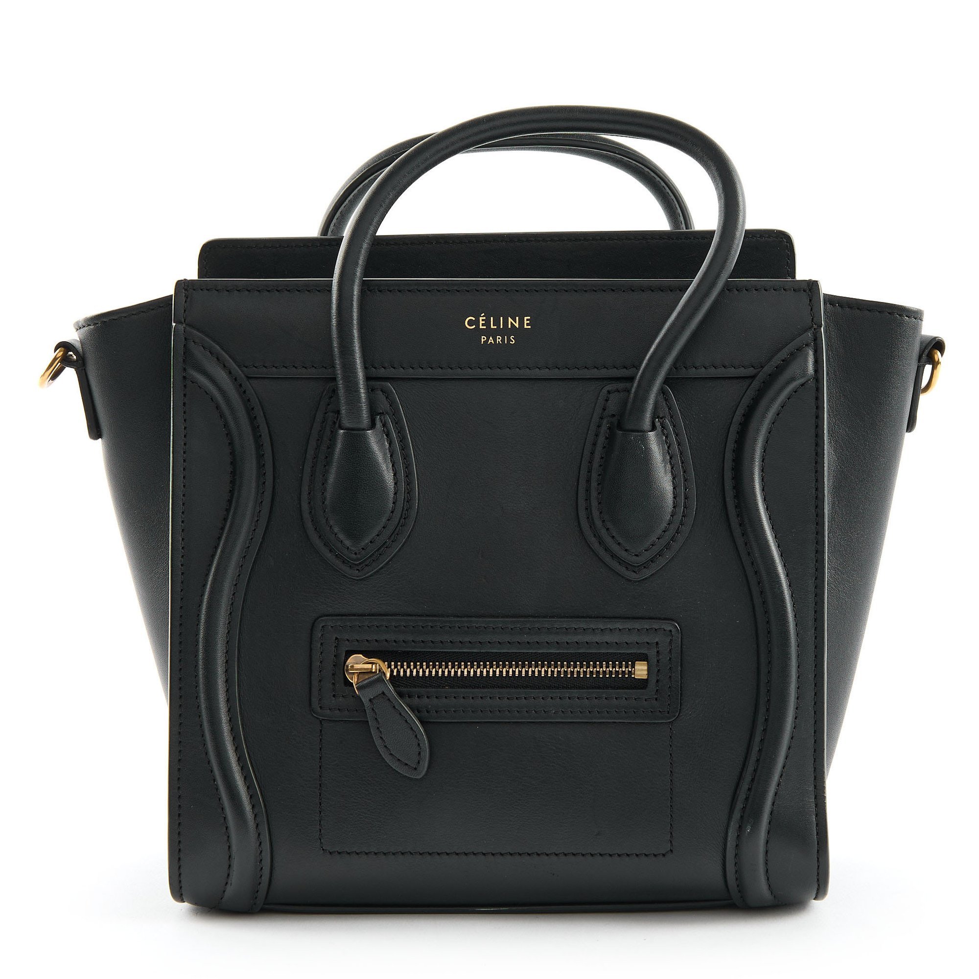 Nano Luggage leather handbag