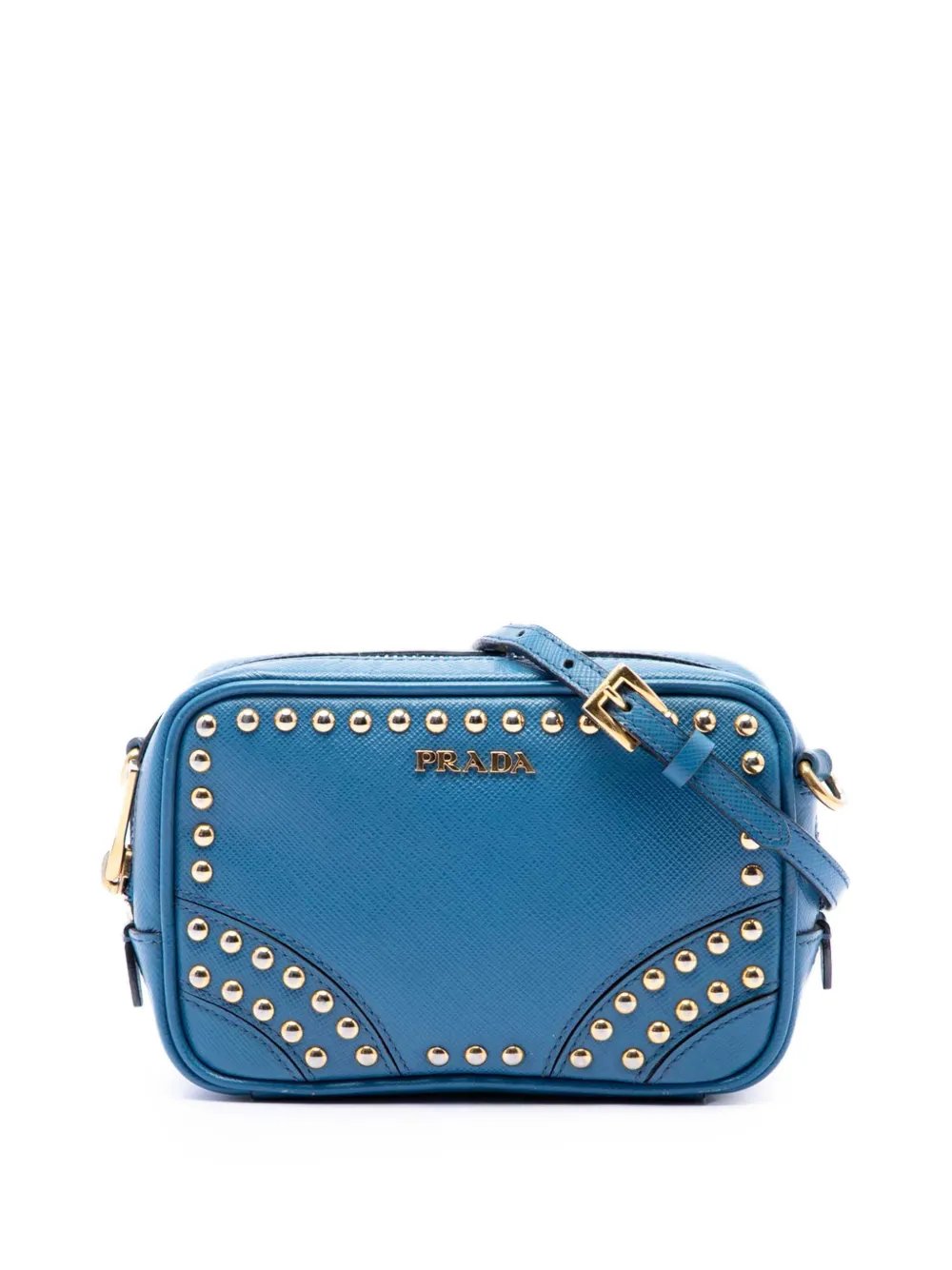 2010-2026 Studded Saffiano Camera Bag crossbody bag
