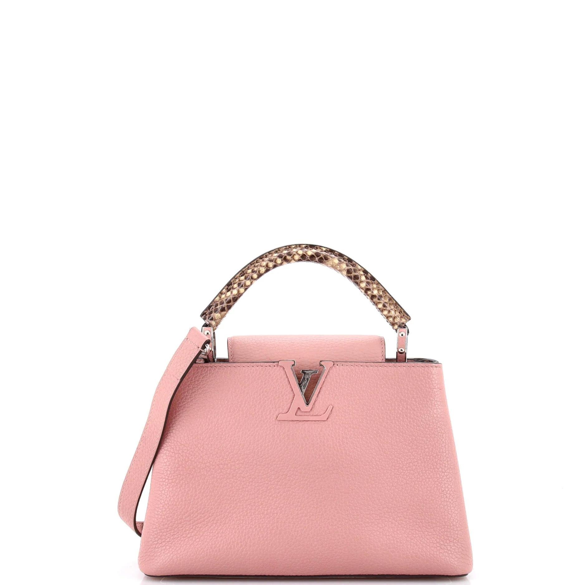 Capucines exotic leathers handbag
