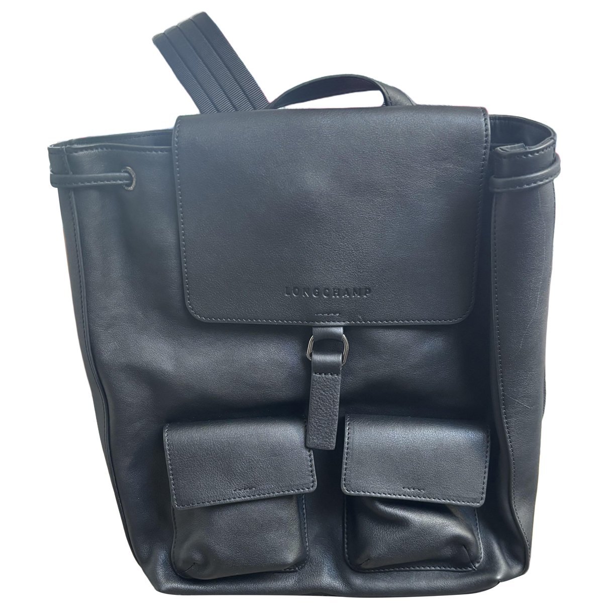 Longchamp 3D leather backpack